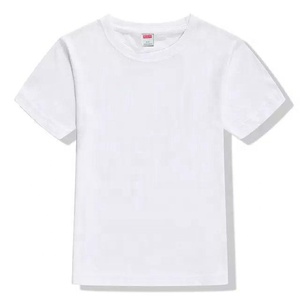 Promotion Men’s Round-neck T-shirts Custom Logo White T-shirt for