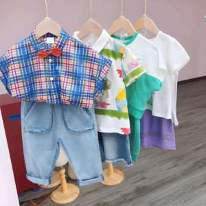 2026 Mixed Boys and Girls Clothing Sets 8 – 0 to 12 Years Old Fashionable ‘ Clothing for Children  wholesale boys
